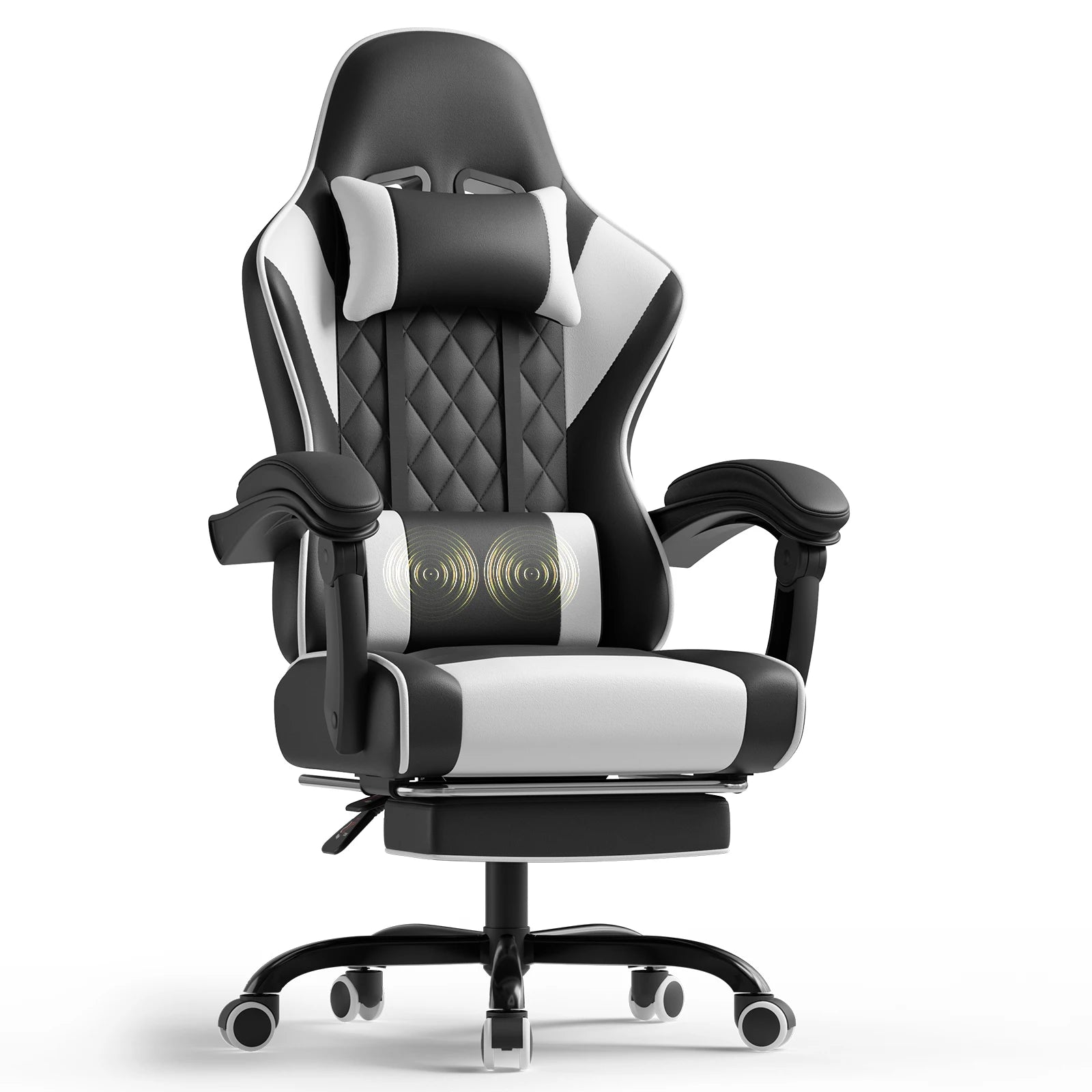 Fauteuil de jeu réglable et ergonomique en similicuir