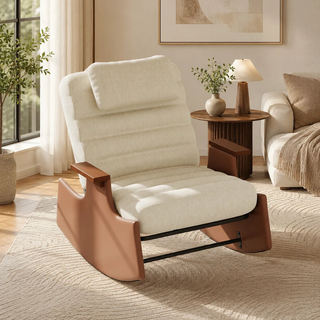 Chaise en bois de relaxation inclinable