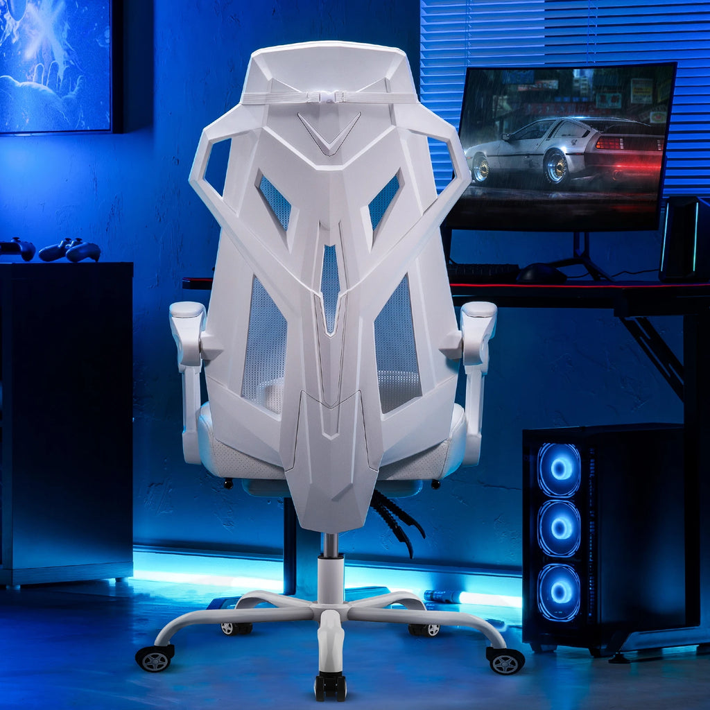 Chaise de bureau ergonomique pivotante avec support réglable