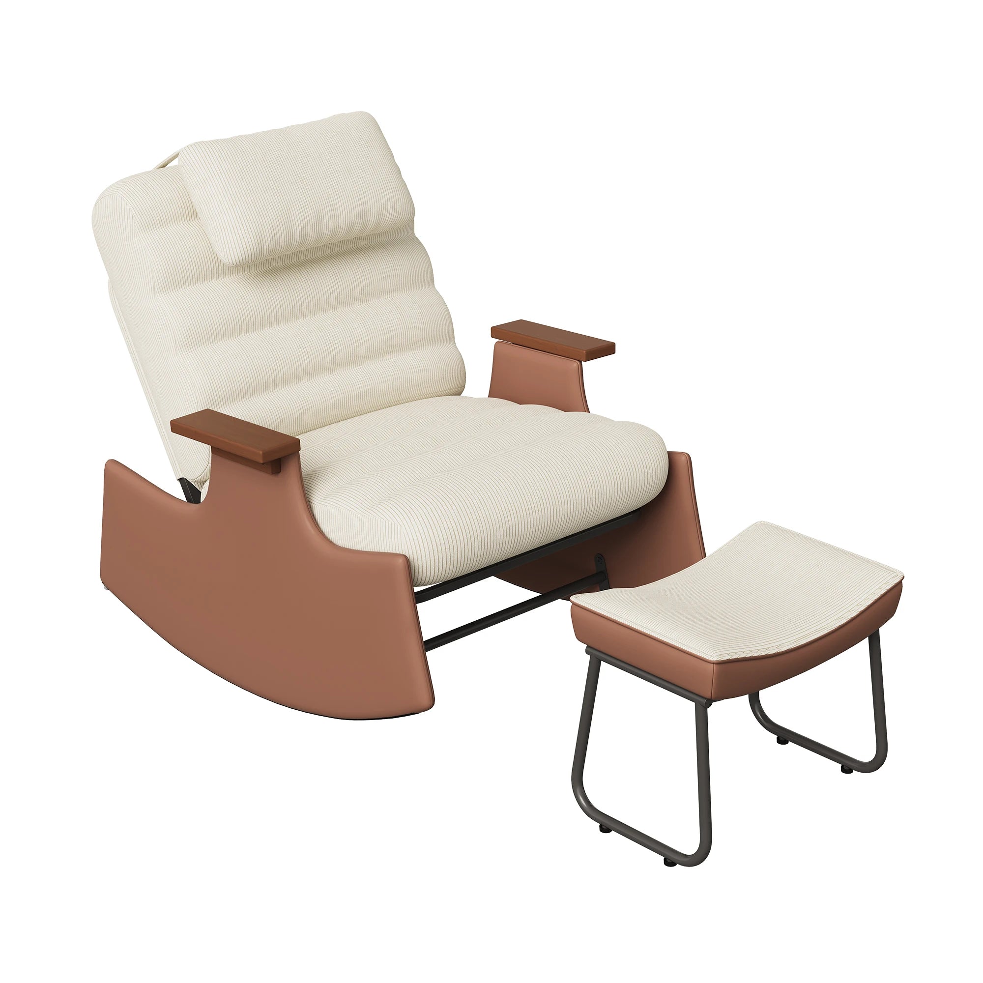 Chaise en bois de relaxation inclinable
