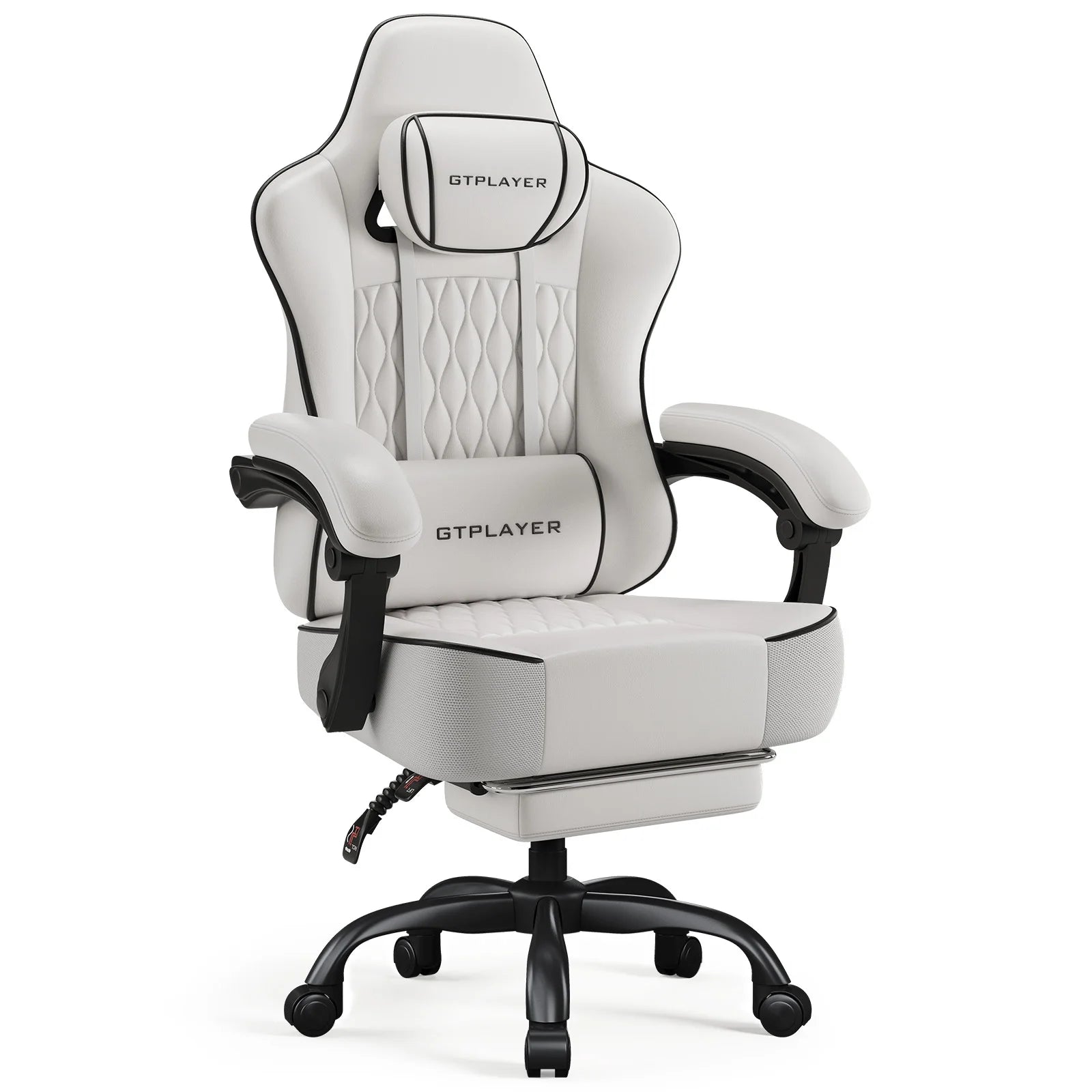 Chaise de jeu ergonomique épaisse en similicuir