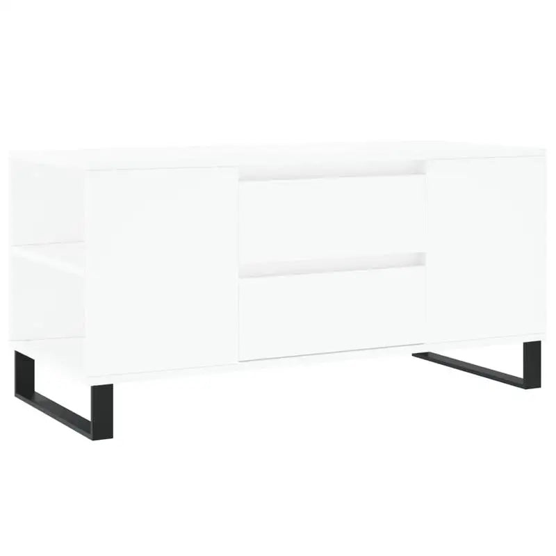 Table basse moderne en bois avec rangement minimaliste
