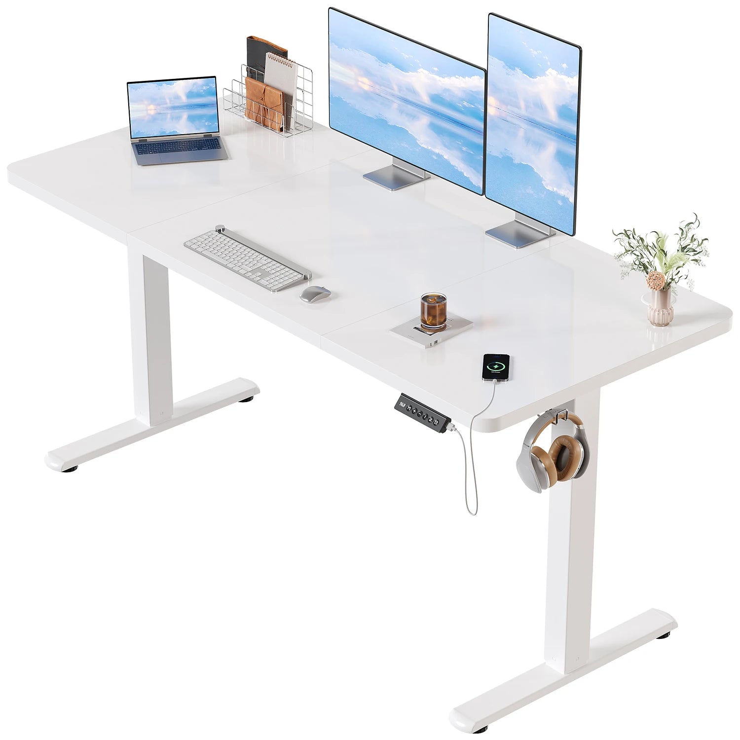 Bureau de travail minimaliste réglable
