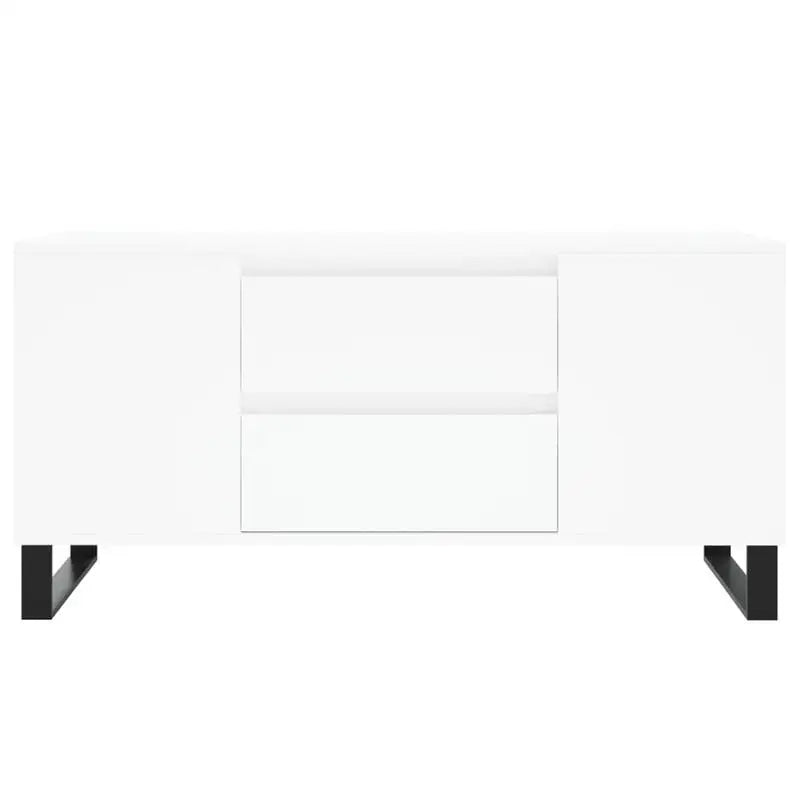 Table basse moderne en bois avec rangement minimaliste