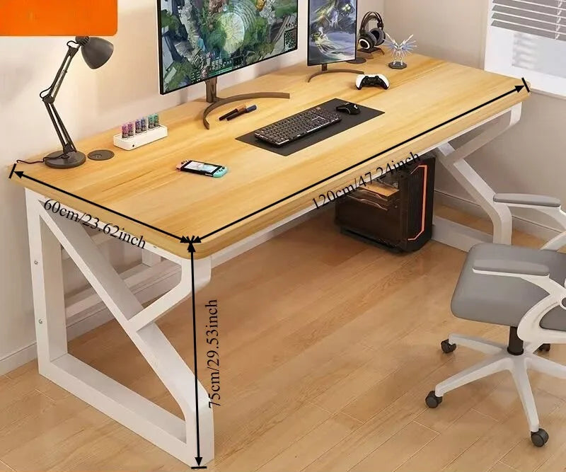 Bureau large minimaliste de travail