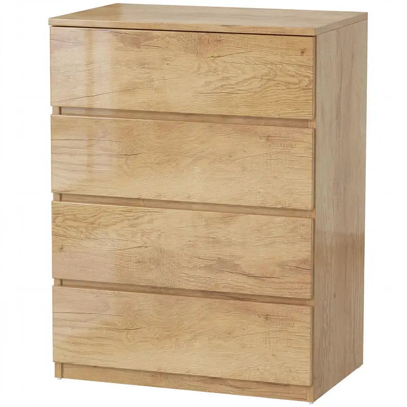 Commode a 4 tiroirs de rangement en bois minimaliste