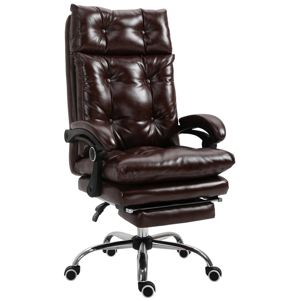 Fauteuil de bureau ergonomique avec dossier inclinable et repose-pieds
