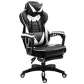 Chaise de jeu ergonomique avec dossier inclinable en cuir