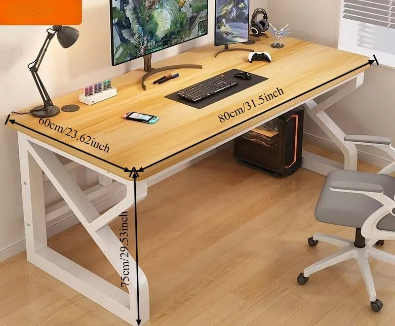 Bureau large minimaliste de travail