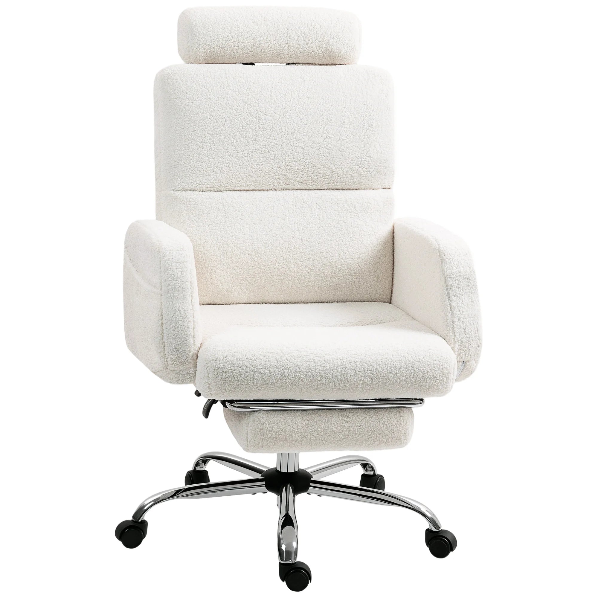 Chaise de bureau avec dossier inclinable et appui-tête réglable