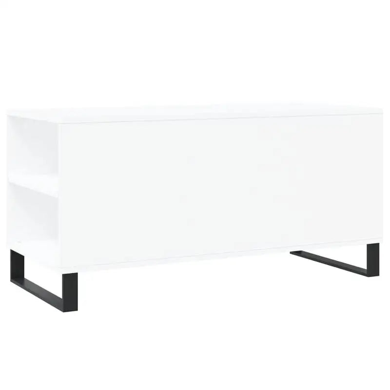 Table basse moderne en bois avec rangement minimaliste