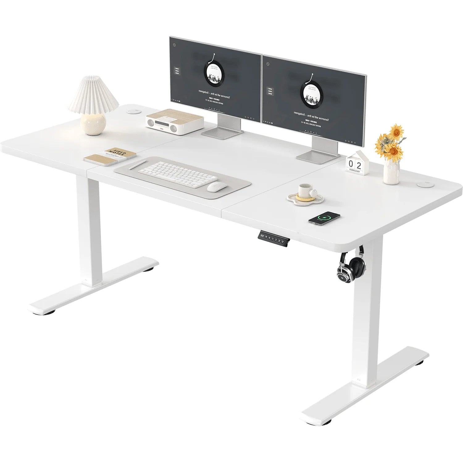 Bureau de travail minimaliste réglable