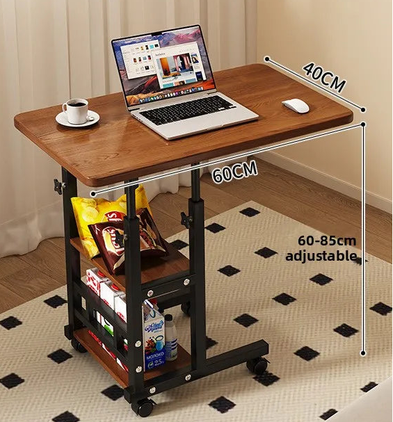 Bureau de travail réglable en bois pour support