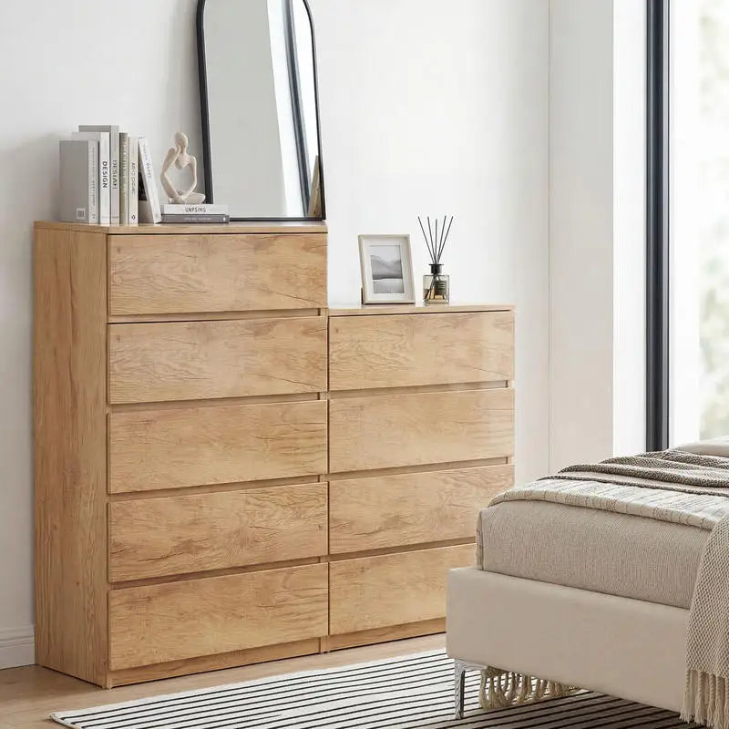 Commode a 4 tiroirs de rangement en bois minimaliste