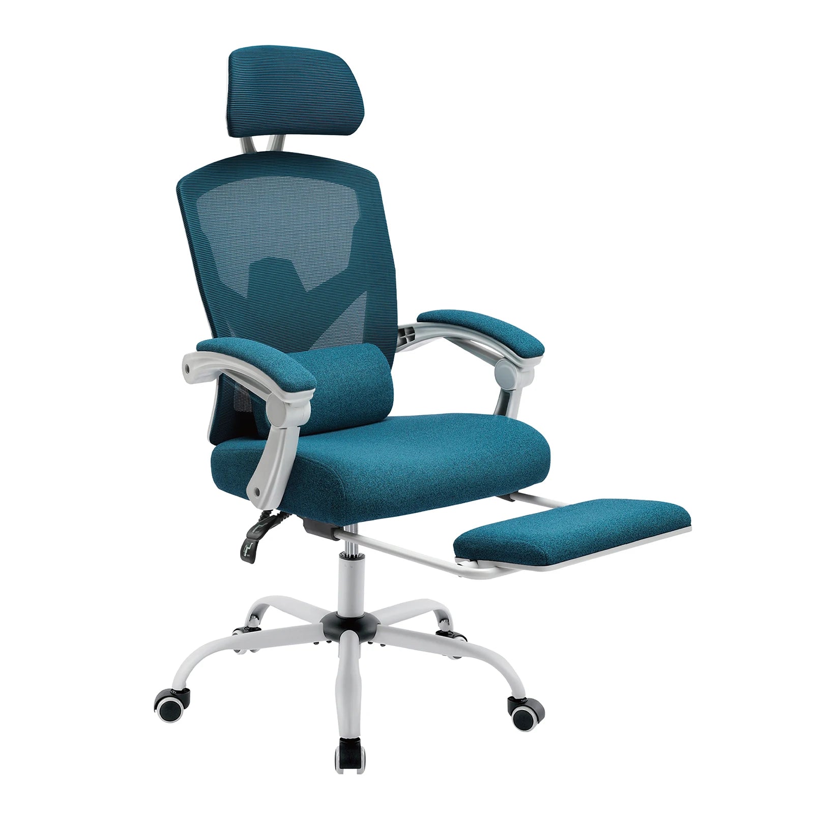 Fauteuil de jeu ergonomique inclinable à dossier haut en maille