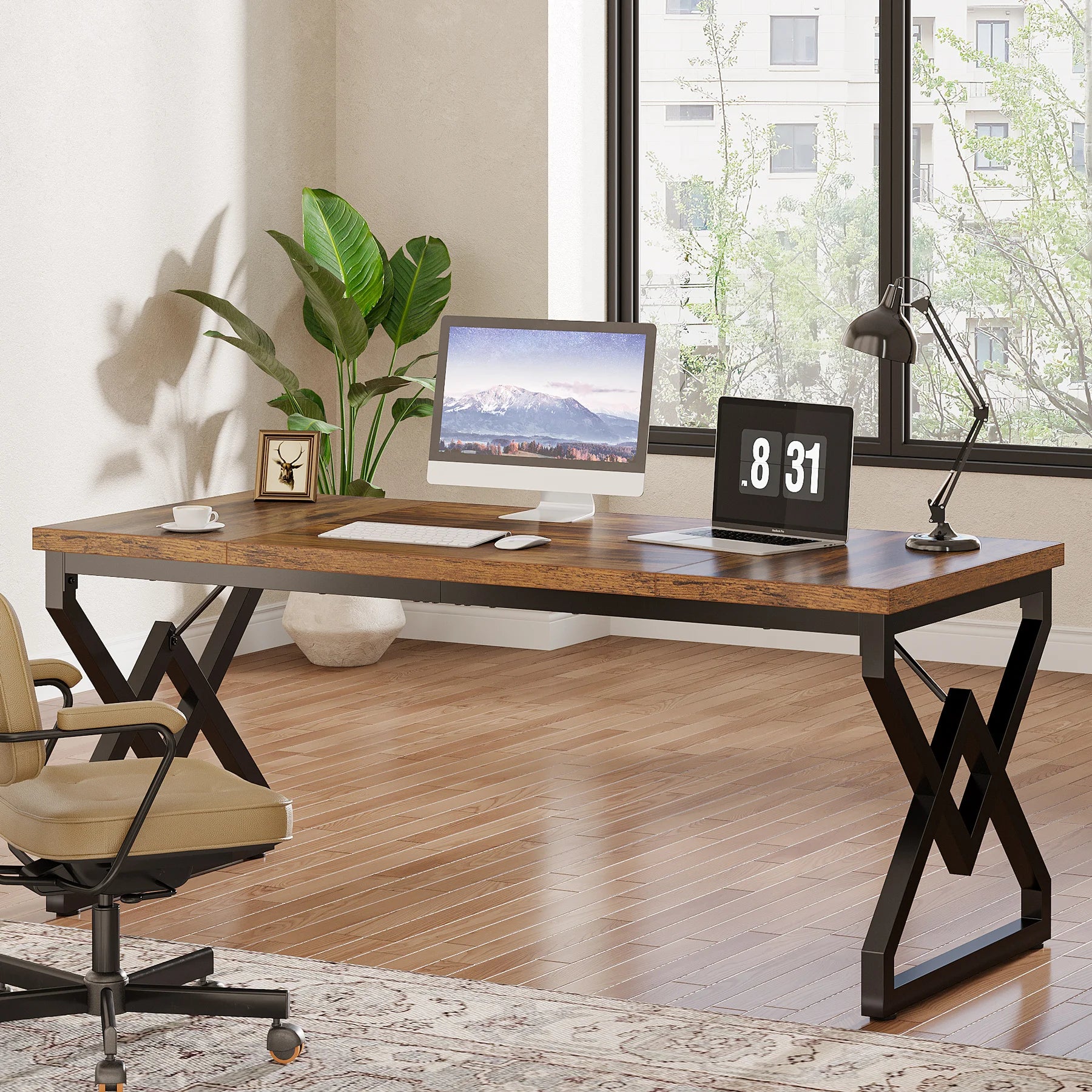 Bureau en bois moderne