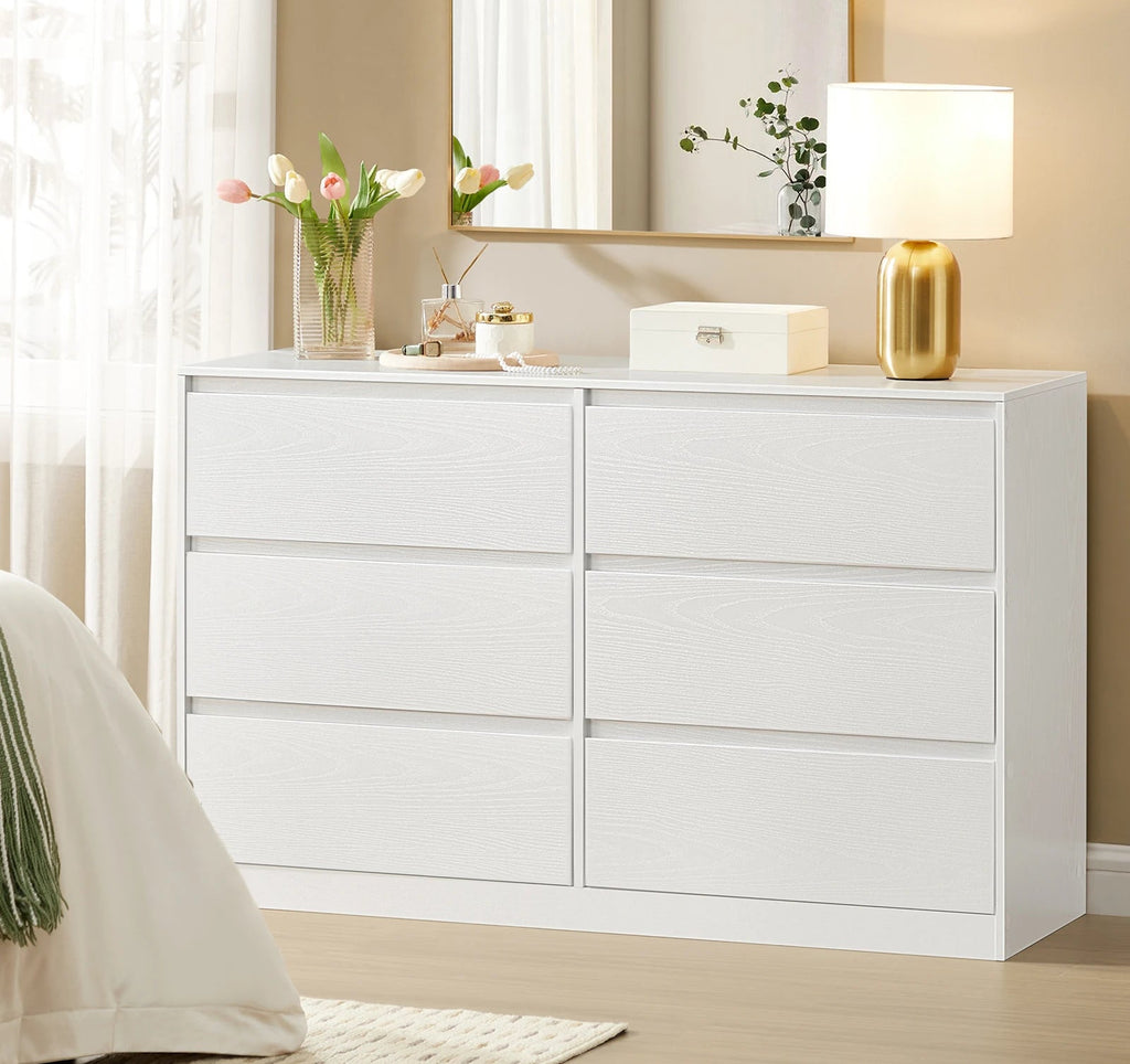 Commode a 6 tiroirs de rangement moderne