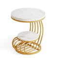 Table d'appoint ronde moderne avec support