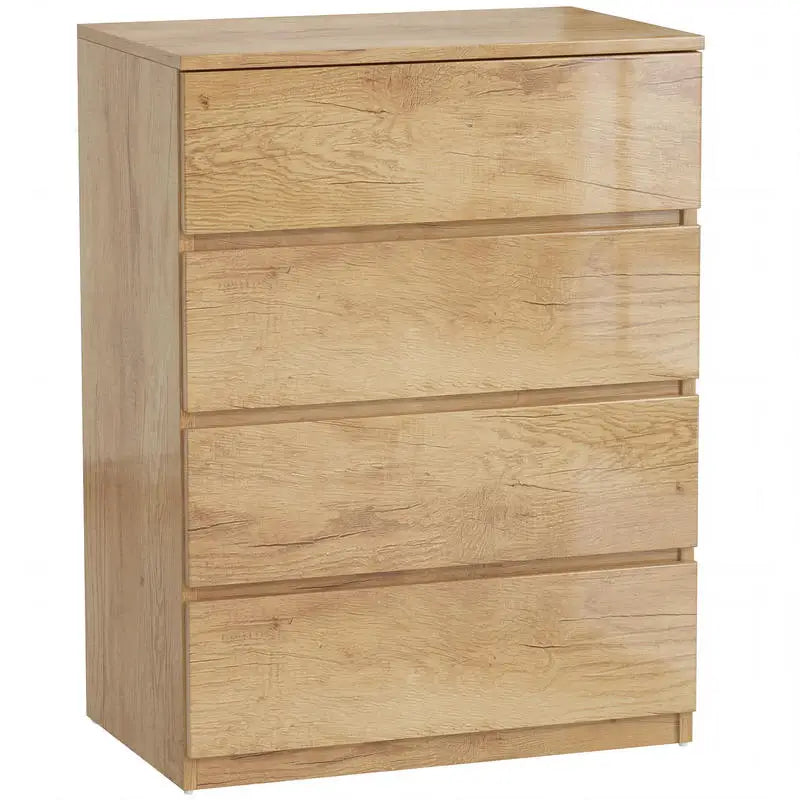 Commode a 4 tiroirs de rangement en bois minimaliste