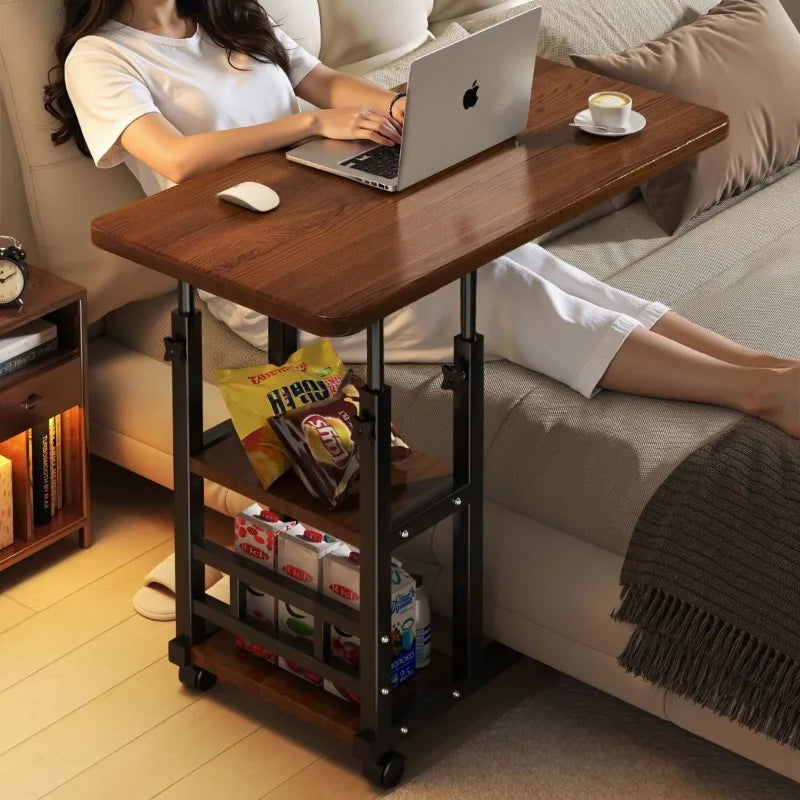 Bureau de travail réglable en bois pour support