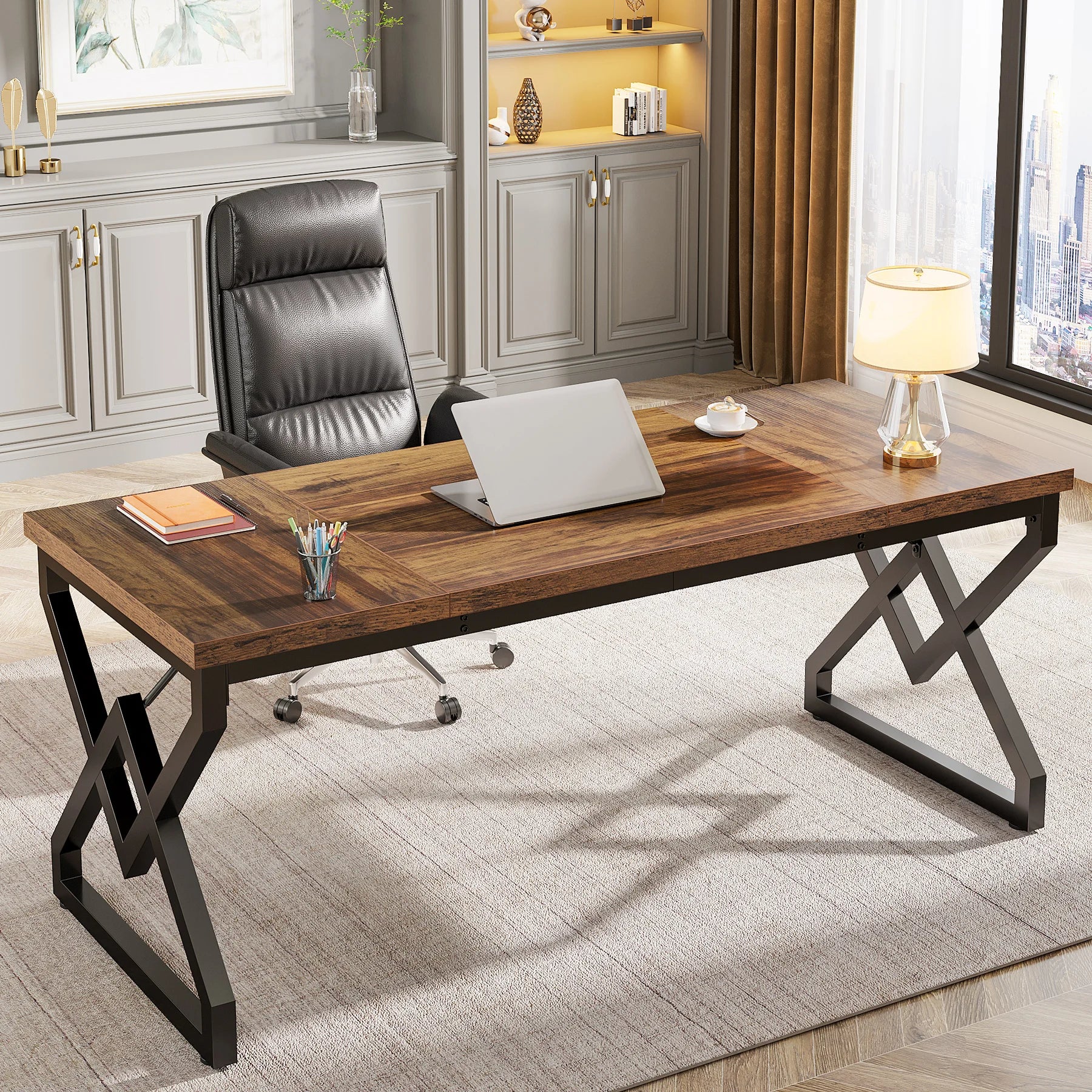 Bureau en bois moderne