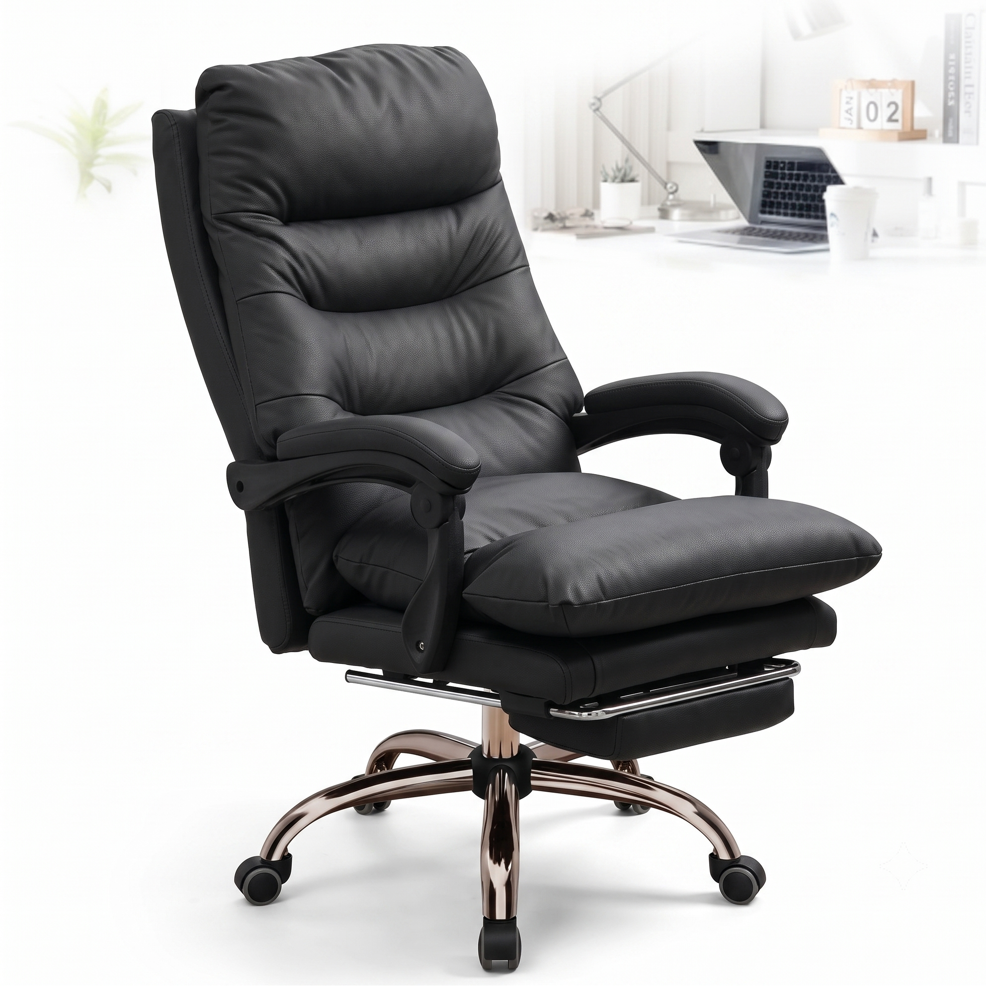 Chaise de bureau ergonomique inclinable