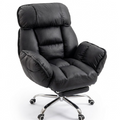 Fauteuil de bureau inclinable et ergonomique en similicuir